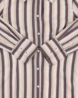 Vintage Y2K 00s Esprit Women's Striped Fitted Long Sleeve Shirt - XS