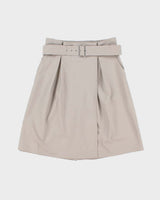 Vintage MaxMara Wool Paper Bag Waist Long Skort - S