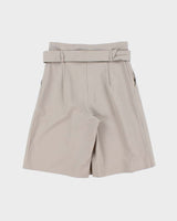Vintage MaxMara Wool Paper Bag Waist Long Skort - S