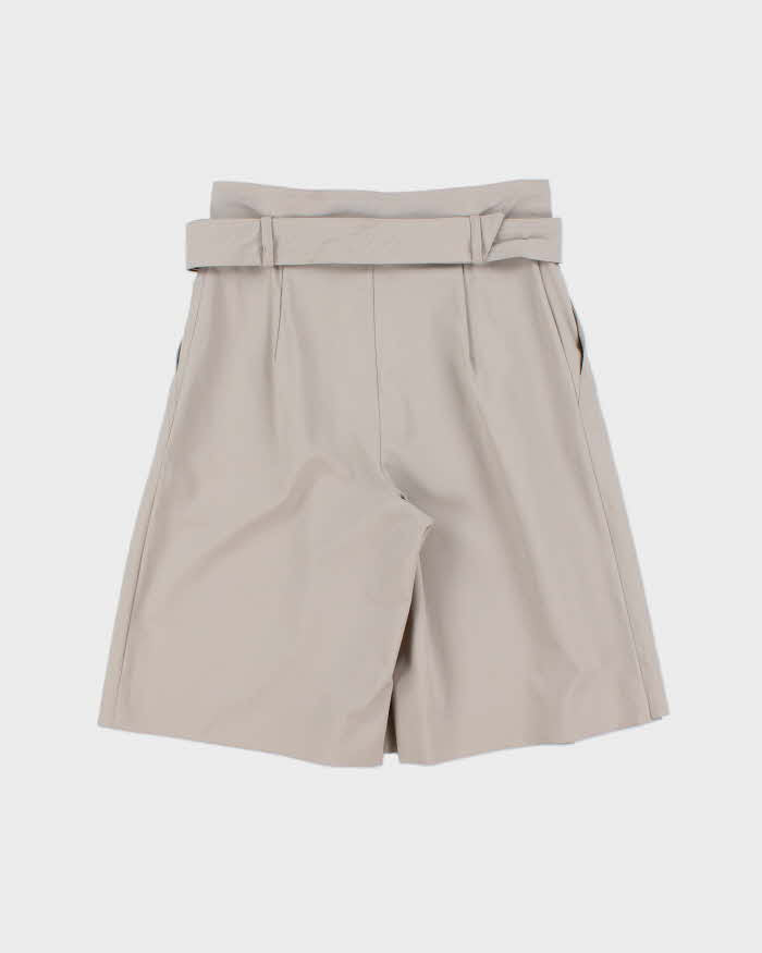 Vintage MaxMara Wool Paper Bag Waist Long Skort - S