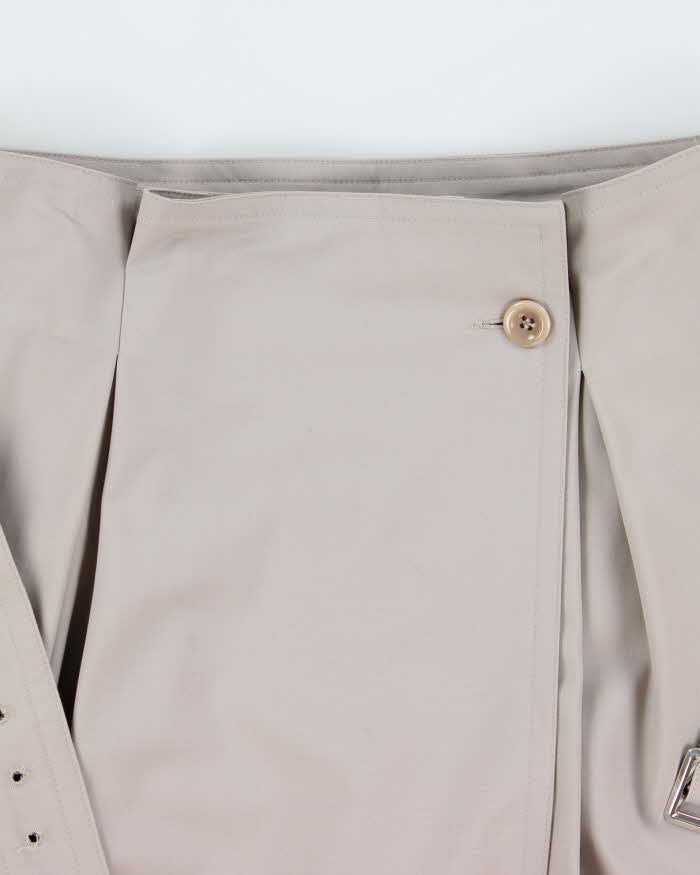 Vintage MaxMara Wool Paper Bag Waist Long Skort - S