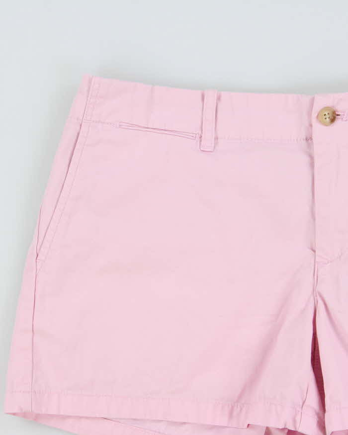 Vintage Polo Ralph Lauren Women's Baby Pink Mini Chino Shorts - W29