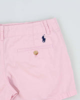 Vintage Polo Ralph Lauren Women's Baby Pink Mini Chino Shorts - W29