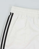 Adidas Originals Women's 3-Stripe Lace Trim Trefoil Firebird Shorts - XL