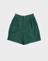 Vintage 1990s Reitmans Women's High Waisted Double Pleated Relaxed Fit Chino Bermuda Shorts - W26