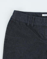Vintage Y2K 00s Ricki's Women's Low-Rise Indigo Denim Chino Capri Shorts - W32