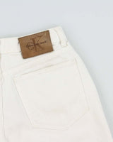 Vintage Y2K 00s Calvin Klein Women's High Waisted Made In USA Denim Mini Shorts - W26