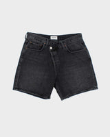 Agolde Criss Cross Women's Relaxed Fit Mid Thigh Denim Shorts - W32