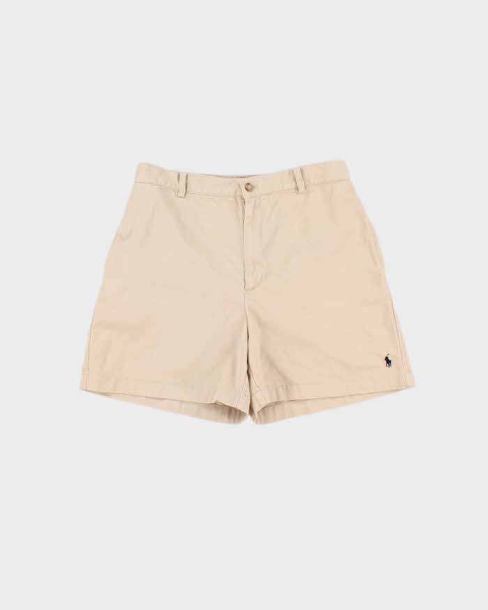 Vintage Y2K 00s Ralph Lauren Sport Women's High Waisted Chino Mini Shorts - W28