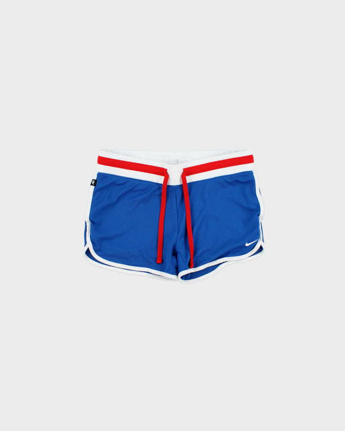 Vintage Y2K 00s Nike Ath Dept. Women's Mesh USA Mini Shorts - S