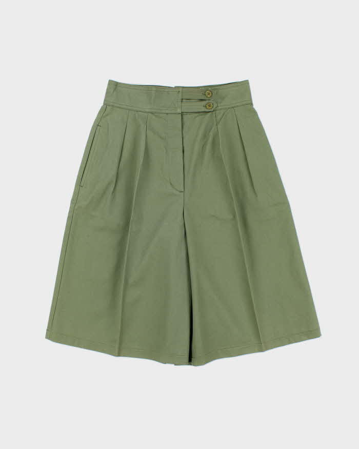 DSWT 1970s Jeans West Pleated Cotton Bermuda Shorts - W26