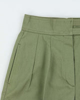 DSWT 1970s Jeans West Pleated Cotton Bermuda Shorts - W26