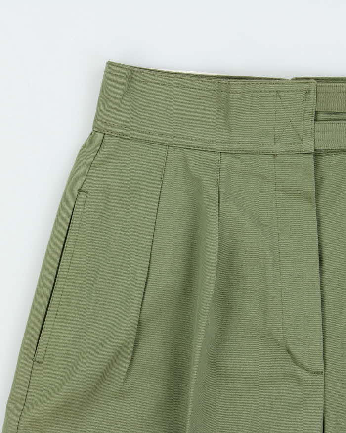DSWT 1970s Jeans West Pleated Cotton Bermuda Shorts - W26