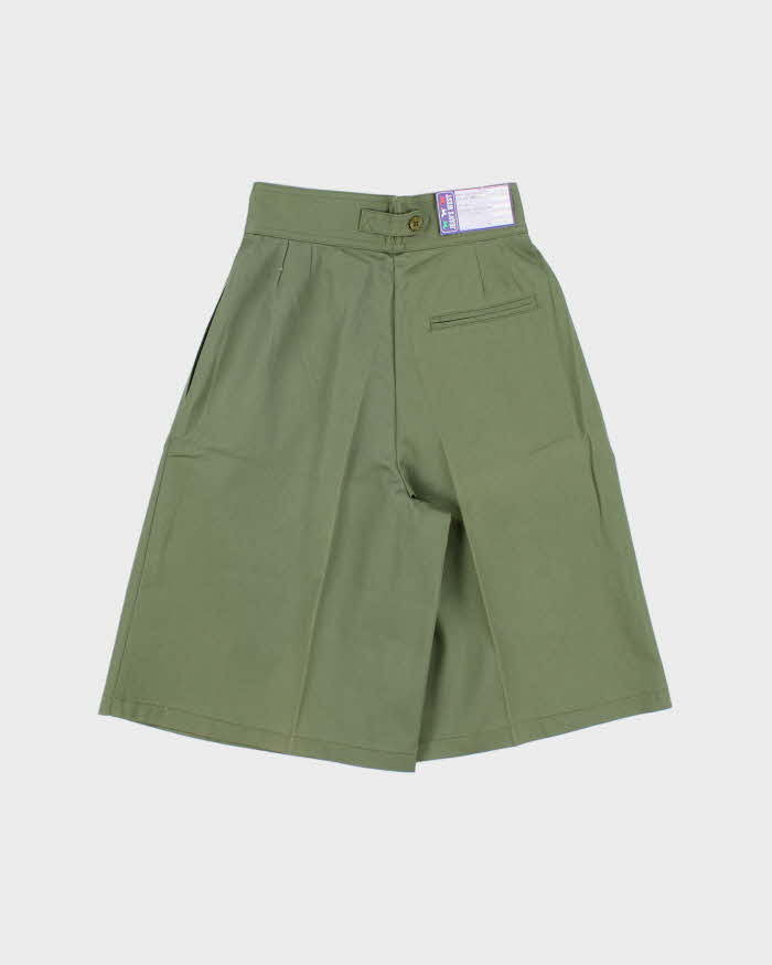 DSWT 1970s Jeans West Pleated Cotton Bermuda Shorts - W24