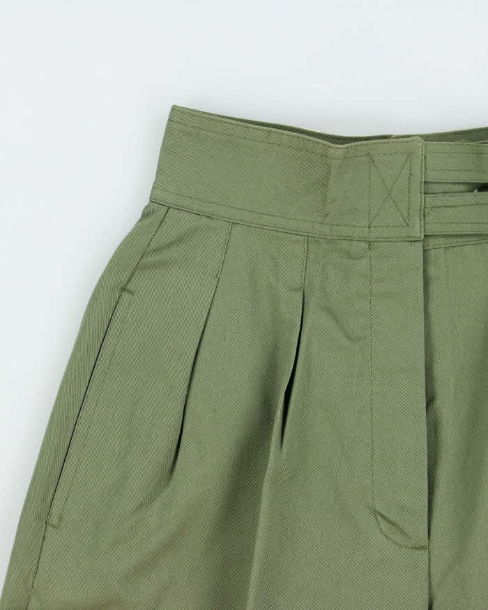 DSWT 1970s Jeans West Pleated Cotton Bermuda Shorts - W24