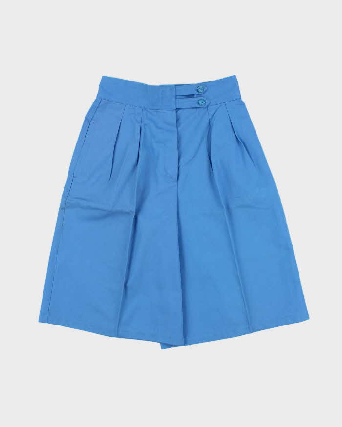 DSWT 1970s Jeans West Pleated Cotton Bermuda Shorts - W27