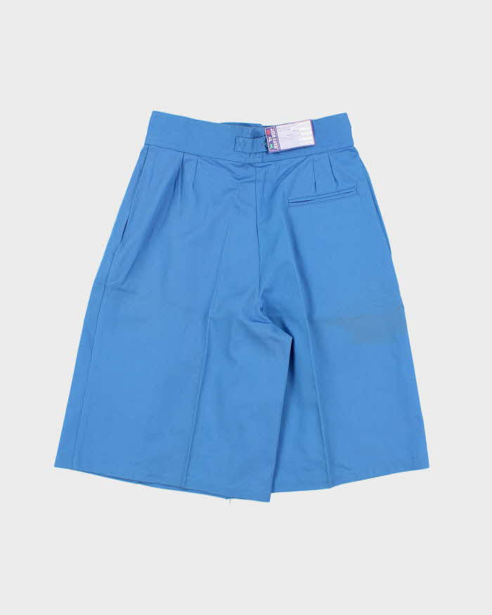 DSWT 1970s Jeans West Pleated Cotton Bermuda Shorts - W27