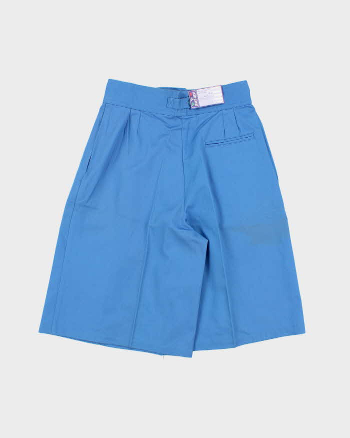DSWT 1970s Jeans West Pleated Cotton Bermuda Shorts - W27