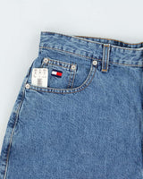 DSWT Vintage Y2K 00s Tommy Hilfiger Women's Loose Fit Denim Shorts - W34