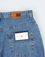 DSWT Vintage Y2K 00s Tommy Hilfiger Women's Loose Fit Denim Shorts - W34