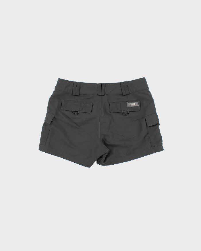 Vintage Y2K 00s The North Face Women's Khaki Grey Technical Mini Shorts - W28