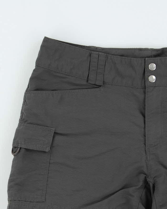 Vintage Y2K 00s The North Face Women's Khaki Grey Technical Mini Shorts - W28