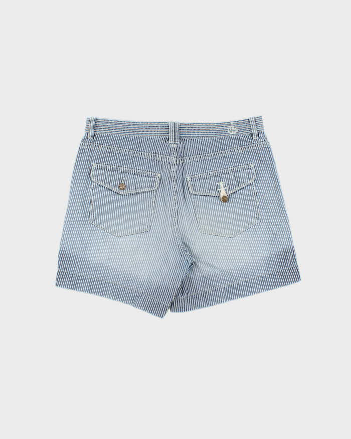 Vintage Y2K 00s Lauren Ralph Lauren LRL Women's Striped Relaxed Fit Denim Shorts - W32