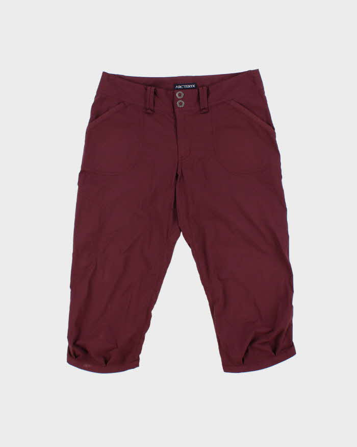 Vintage Arc'teryx Women's Plum Low Rise 3/4 Length Technical Capri Shorts - W28
