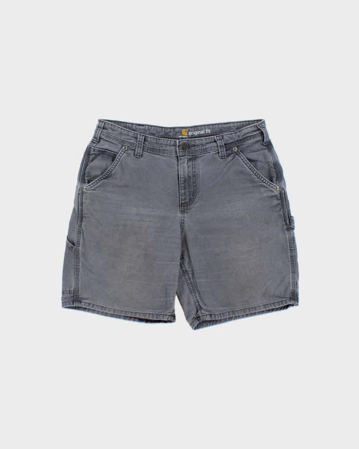 Vintage Carhartt Lavender Canvas Women's Original Fit Carpenter Shorts - W30