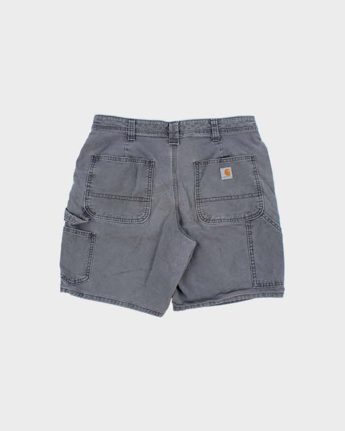 Vintage Carhartt Lavender Canvas Women's Original Fit Carpenter Shorts - W30