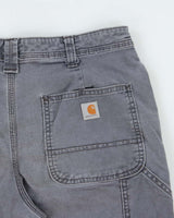 Vintage Carhartt Lavender Canvas Women's Original Fit Carpenter Shorts - W30