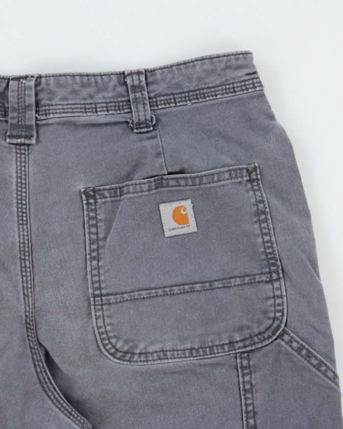 Vintage Carhartt Lavender Canvas Women's Original Fit Carpenter Shorts - W30