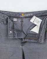 Vintage Carhartt Lavender Canvas Women's Original Fit Carpenter Shorts - W30