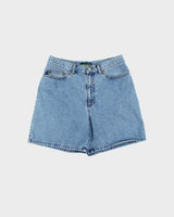 Vintage 1990s Lauren Ralph Lauren LRL High Rise Denim Bermuda Shorts - W30