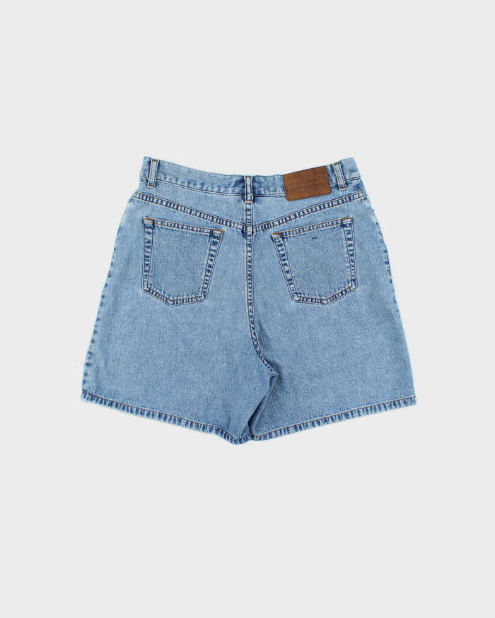 Vintage 1990s Lauren Ralph Lauren LRL High Rise Denim Bermuda Shorts - W30