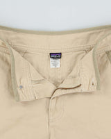 Vintage Patagonia Desert Khaki Women's Canvas Relaxed Fit Mini Shorts - W32