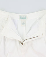 Vintage 1990s Van Heusen Women's High Waisted Double Pleated Relaxed Fit Chino Bermuda Shorts - W25