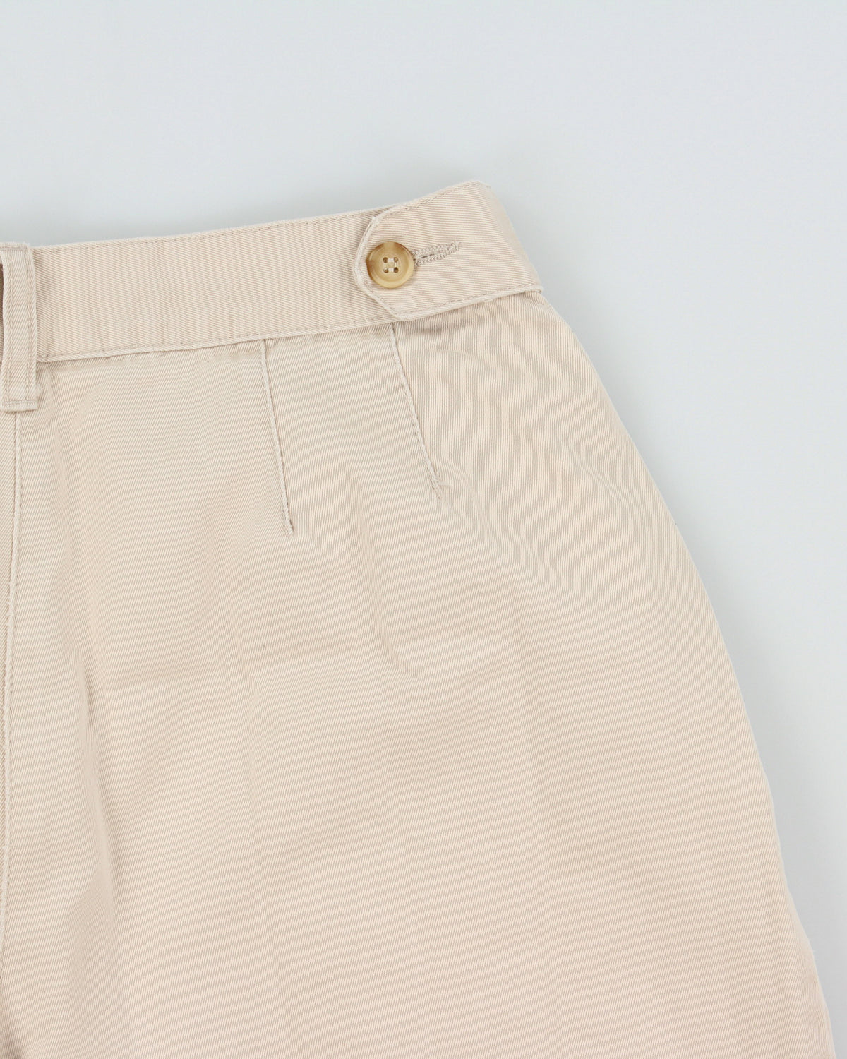 Vintage 1990s Esprit Women's High Rise Double Pleated Chino Bermuda Shorts - W28