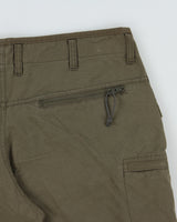 Vintage Tatonka Women's Khaki Canvas Multi-Pocket Relaxed Fit Technical Shorts - W30