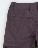 Vintage Y2K 00s Arc'teryx Women's Plum Low-Rise Soft Shell Straight Leg Capri Shorts - W28