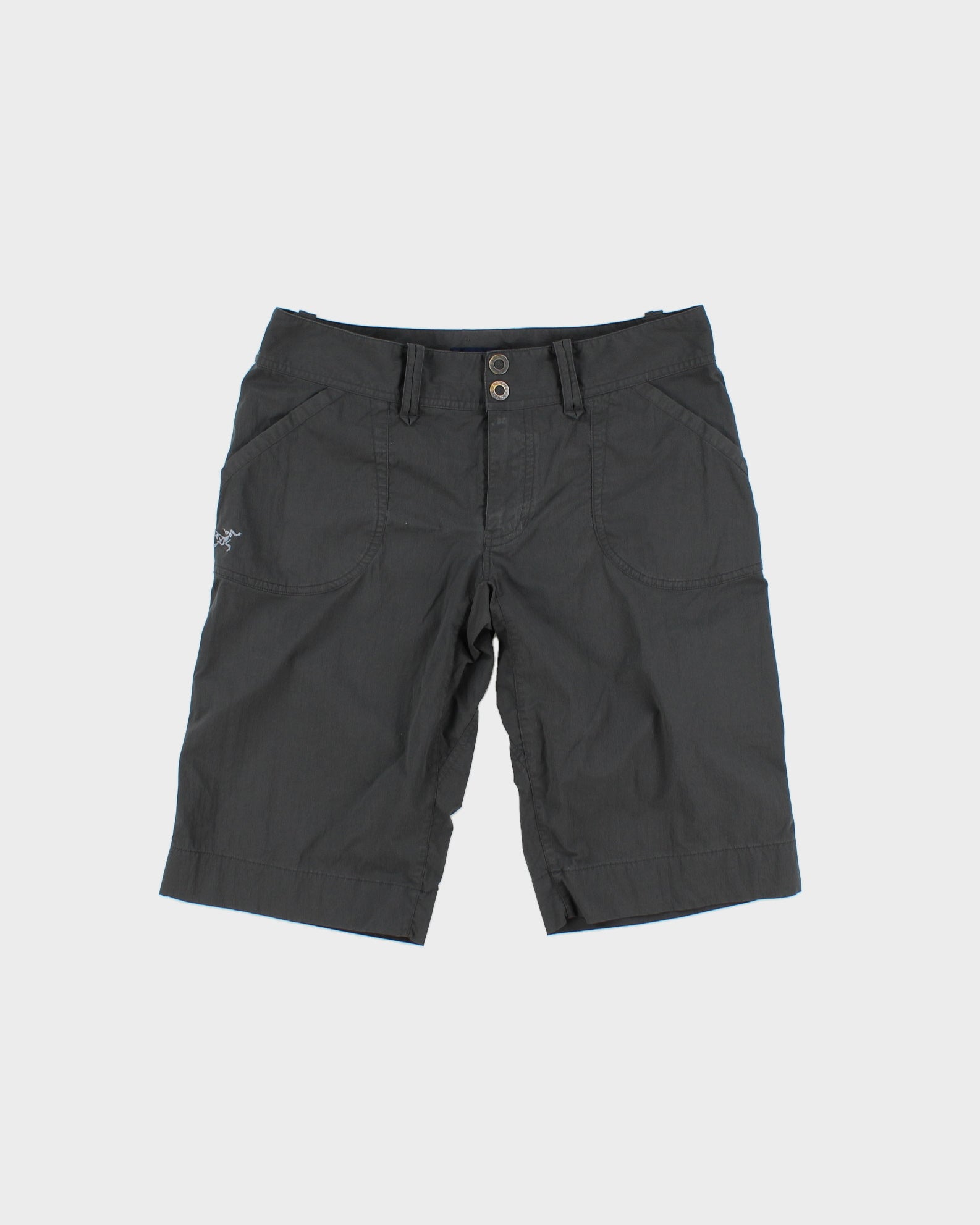 Vintage Arc'teryx Slate Women's Low-Rise Soft Shell Straight Leg Long Shorts - W28