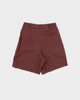 Vintage 1990s Braemar Linen Blend High Waisted Shorts - W26