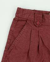 Vintage 1990s Braemar Linen Blend High Waisted Shorts - W26