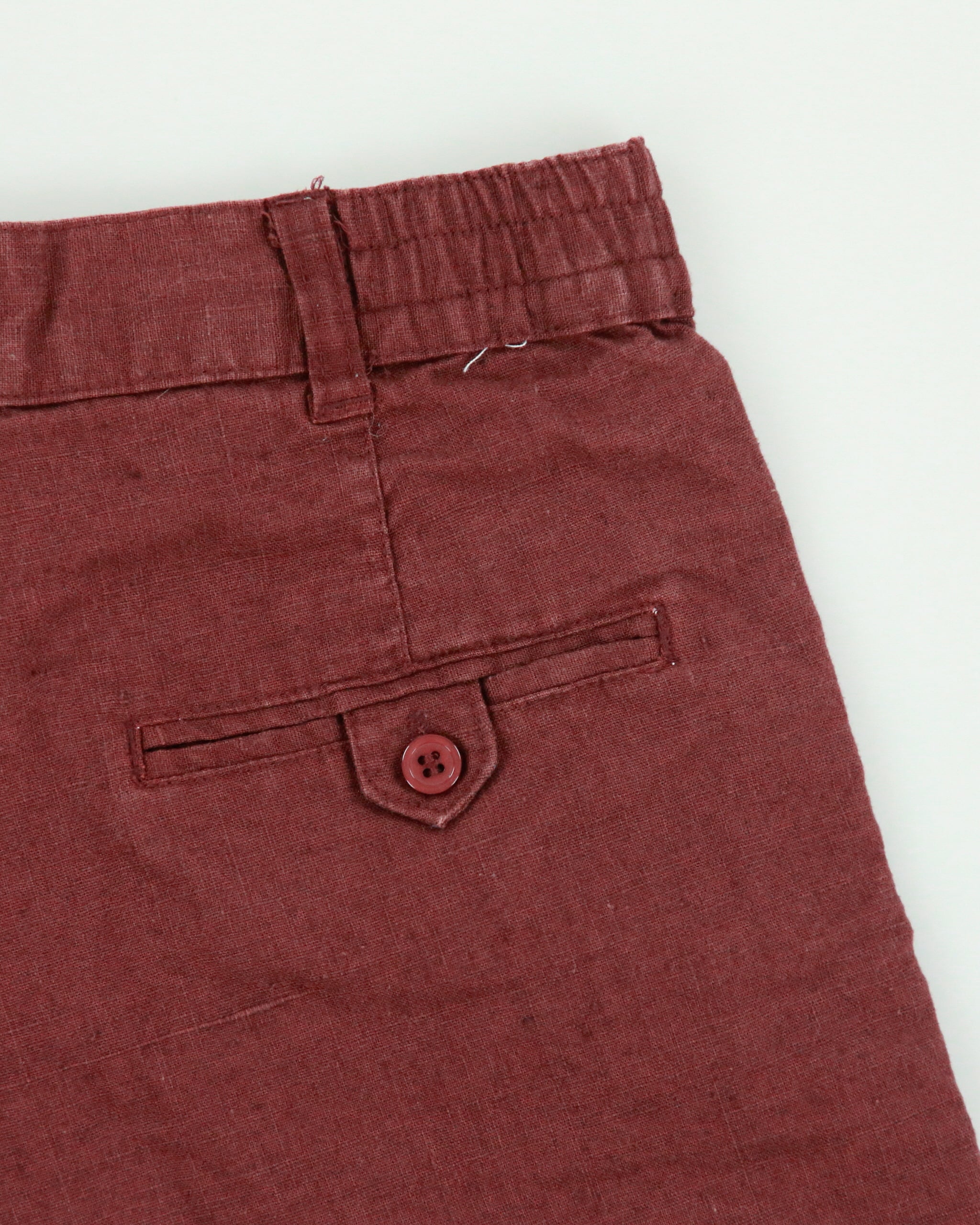 Vintage 1990s Braemar Linen Blend High Waisted Shorts - W26