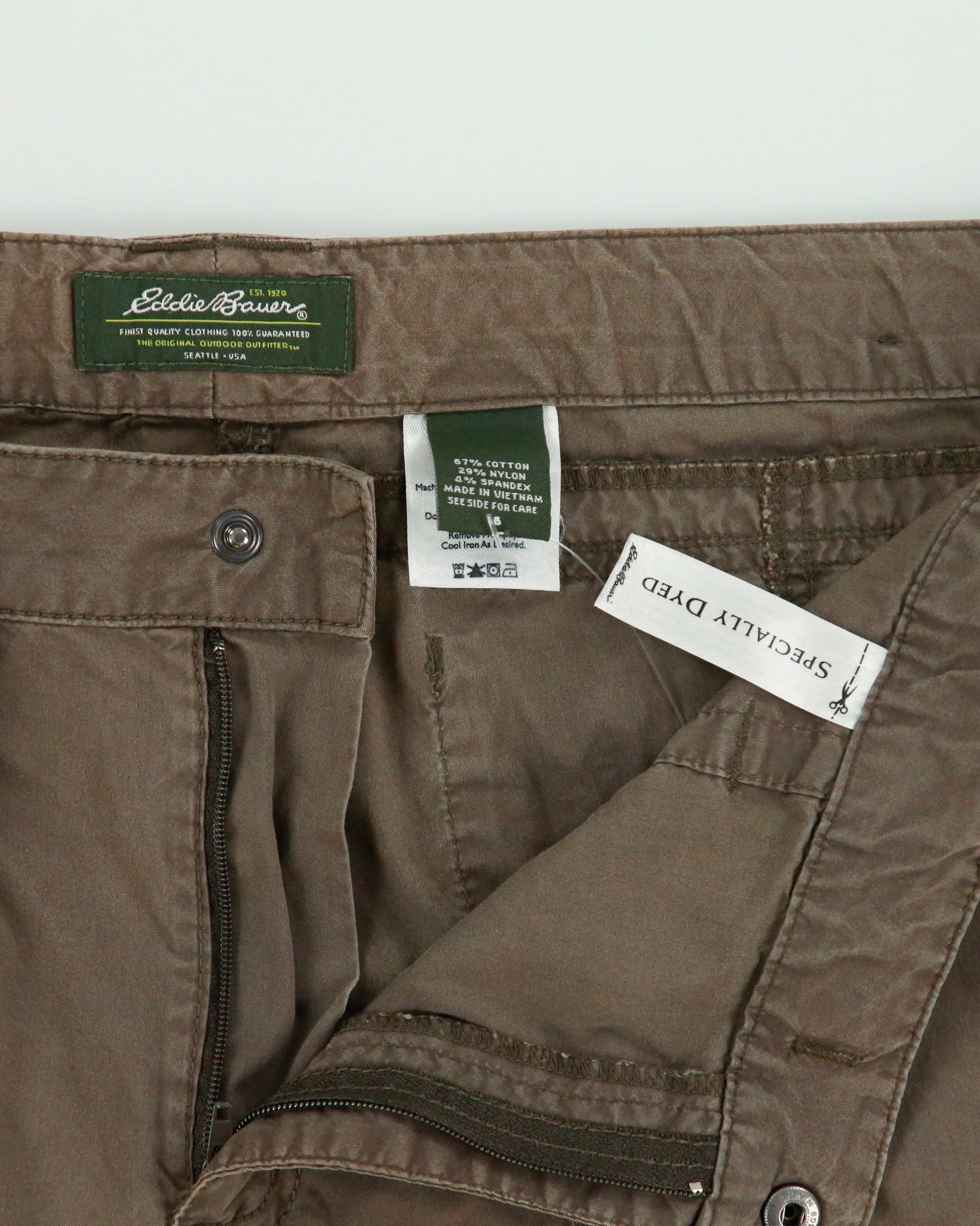 Vintage 2000s Eddie Bauer Drawstring Cargo Shorts - W37