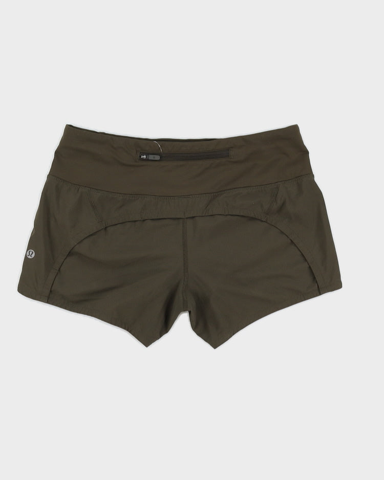 Lululemon Forest Green Active Shorts - UK 8