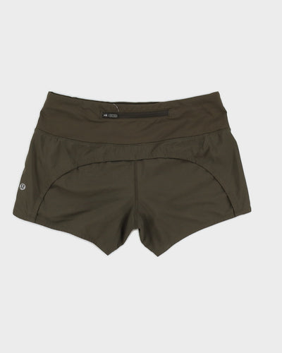 Lululemon Forest Green Active Shorts - UK 8