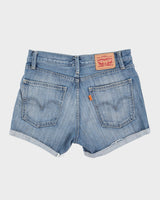 Levi's Orange Tab Blue Denim Cuffed Shorts - W26