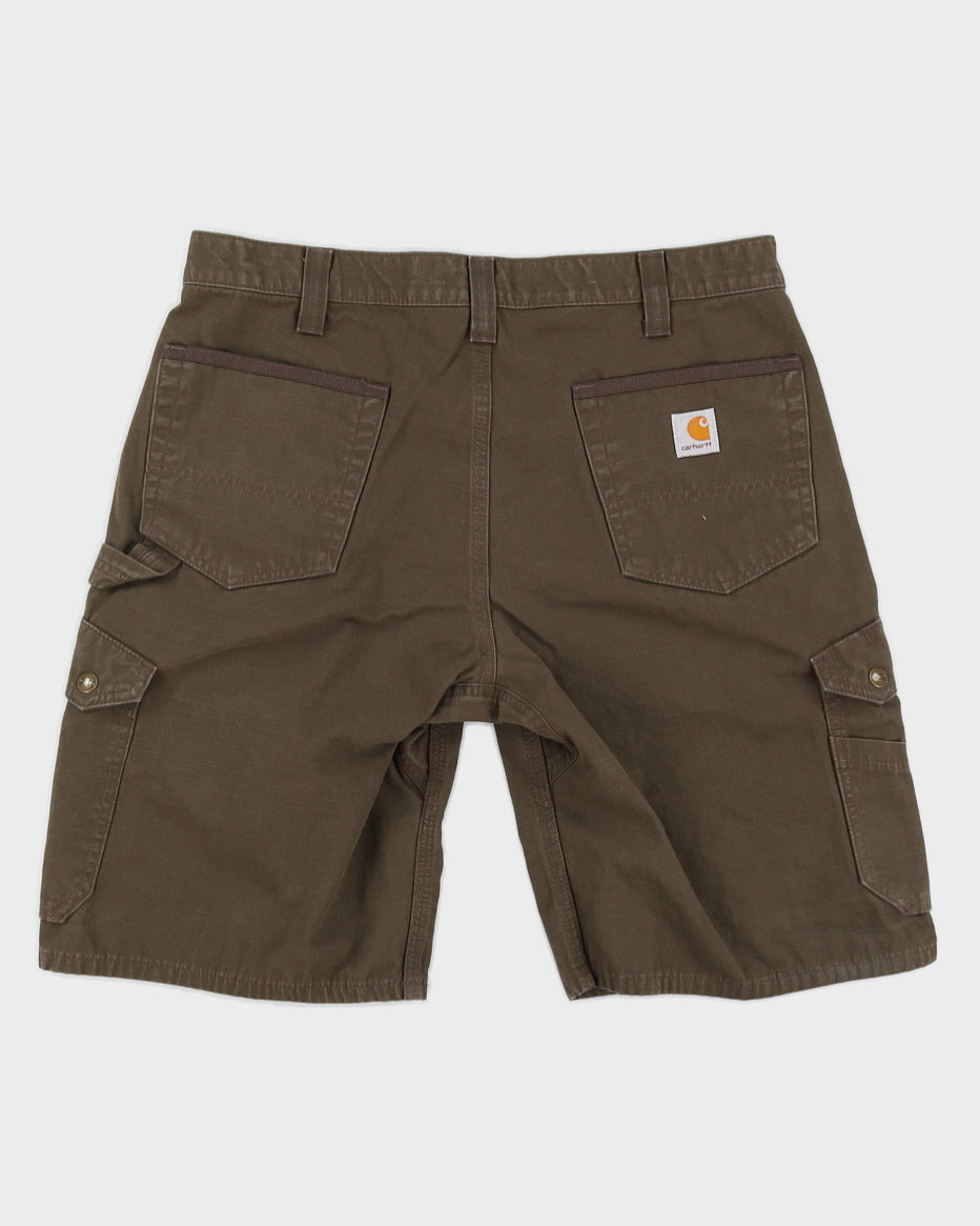 Vintage 90s Carhartt Brown Cargo Shorts - W36