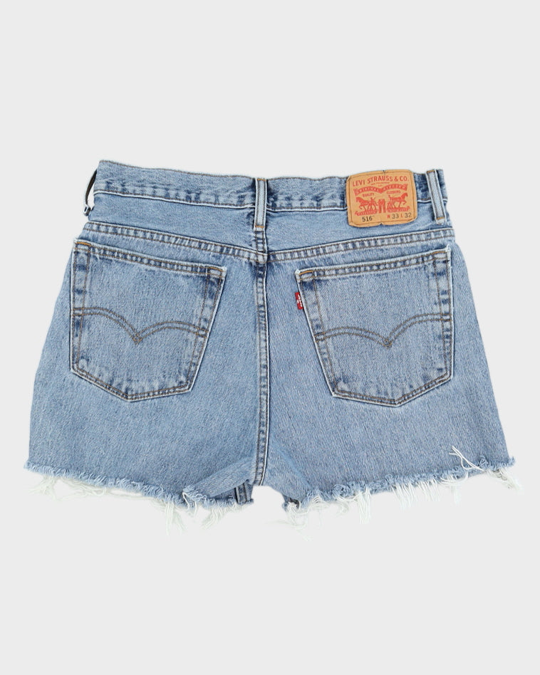 Levi's 516 Medium Wash Denim Cut Offs - W33